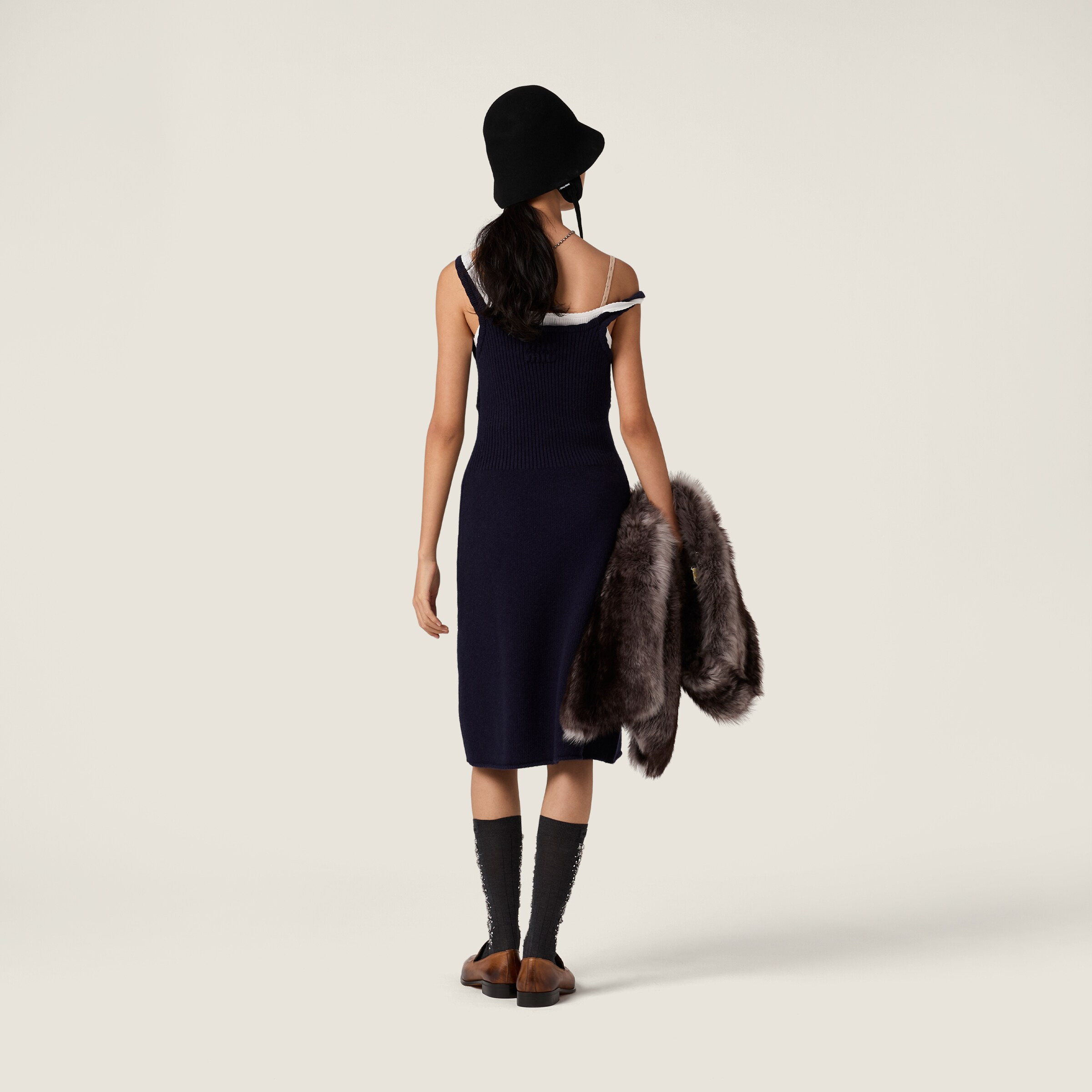 Wool knit tank dress - 3