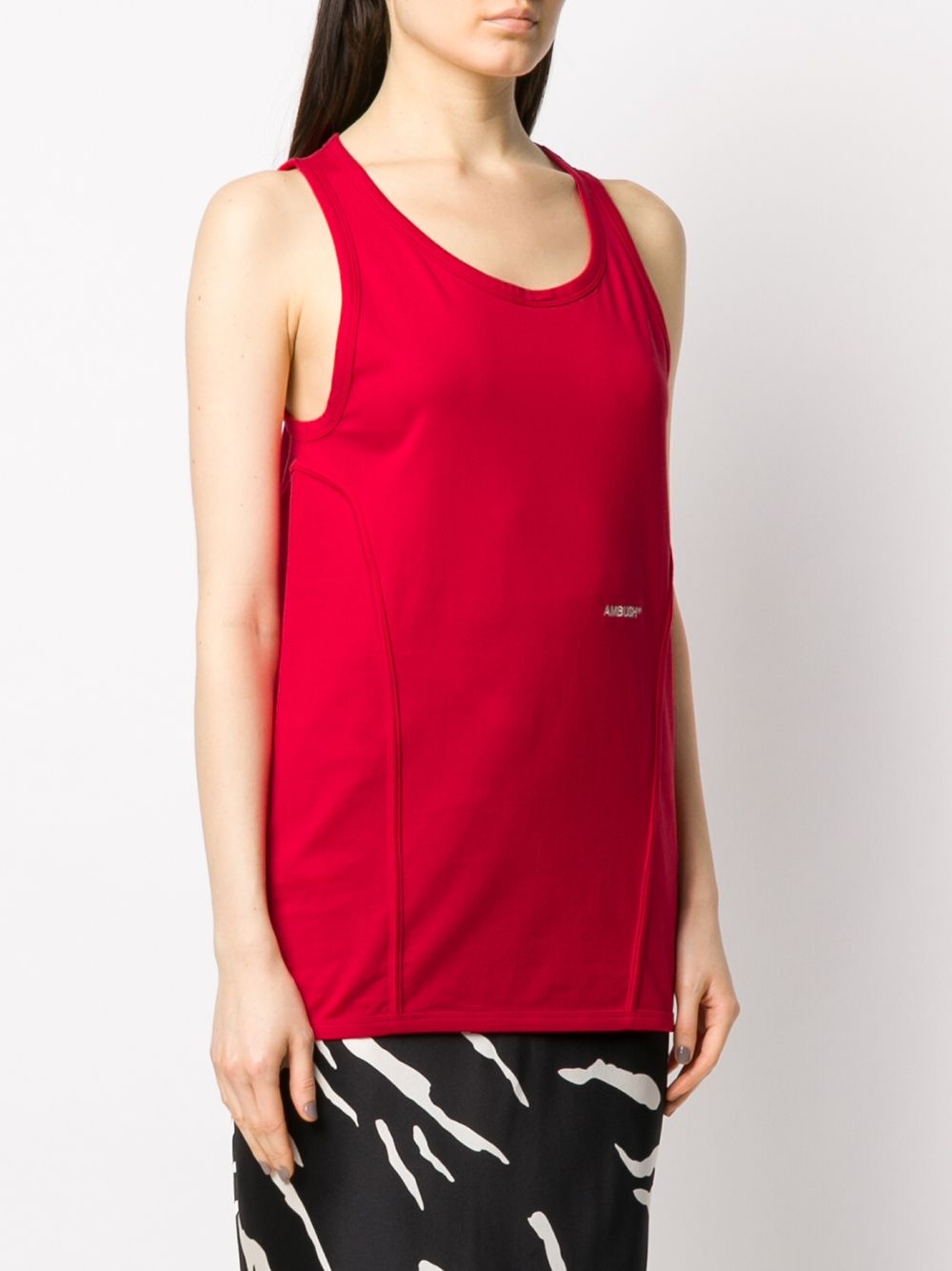 logo-print tank top - 3