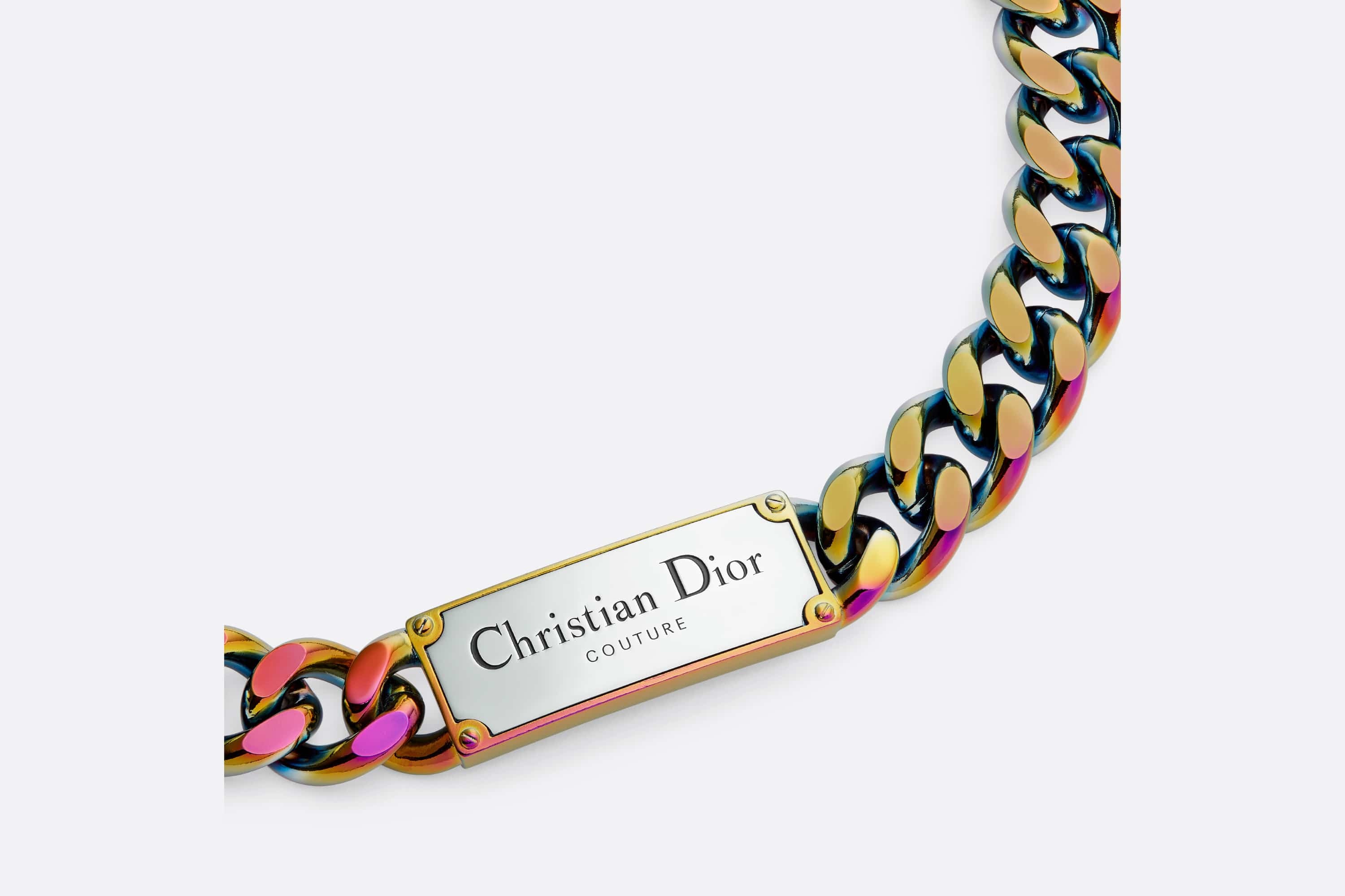 Christian Dior Couture Chain Link Necklace - 3