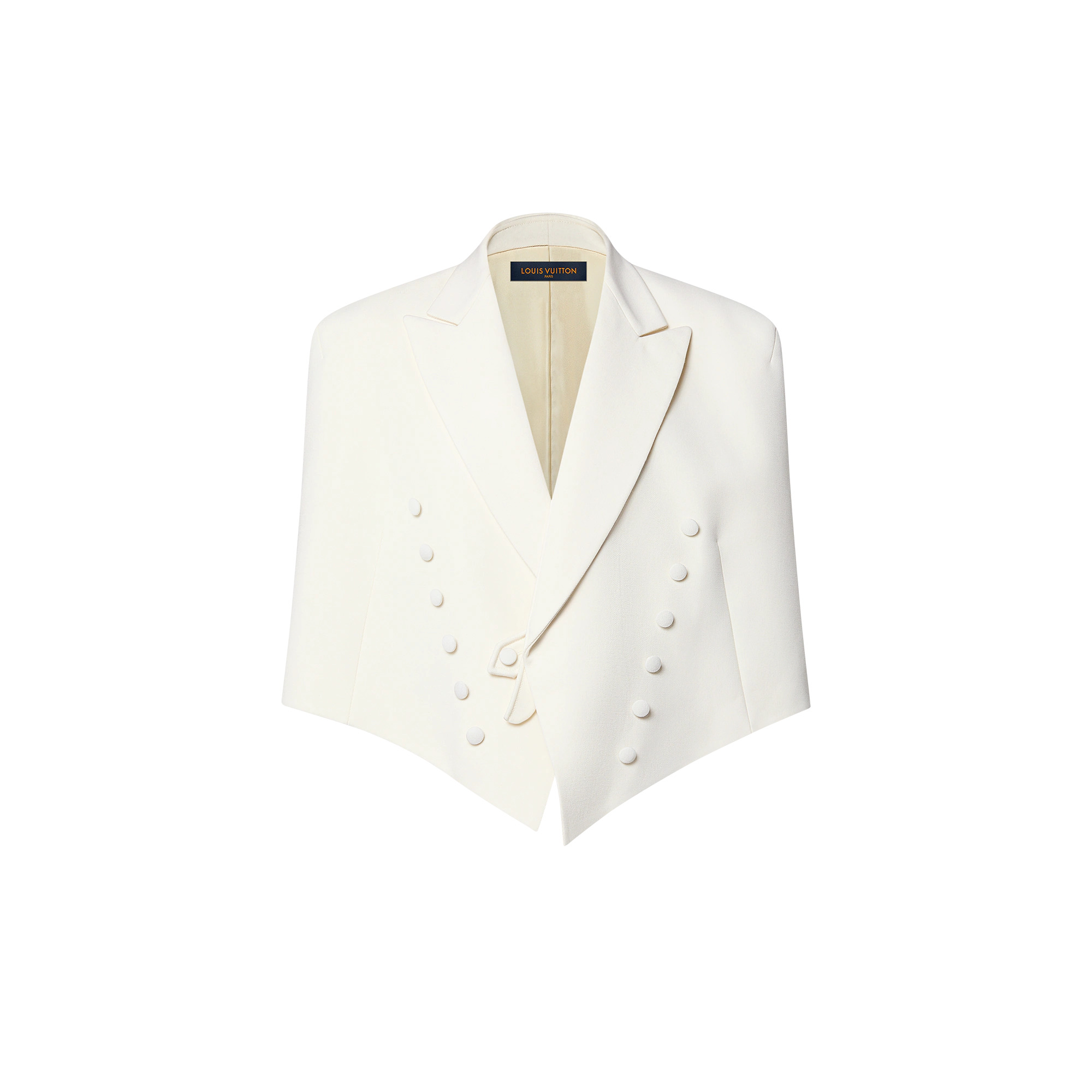 Tailored Wool Cape - 1