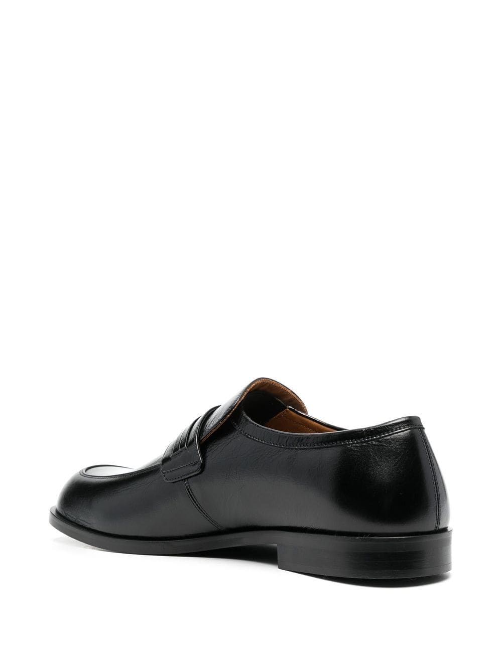 leather slip-on loafers - 3