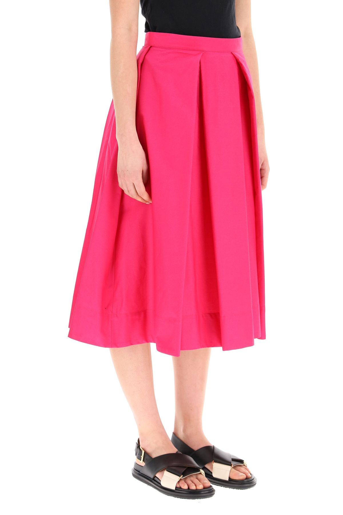 COTTON MIDI SKIRT - 3