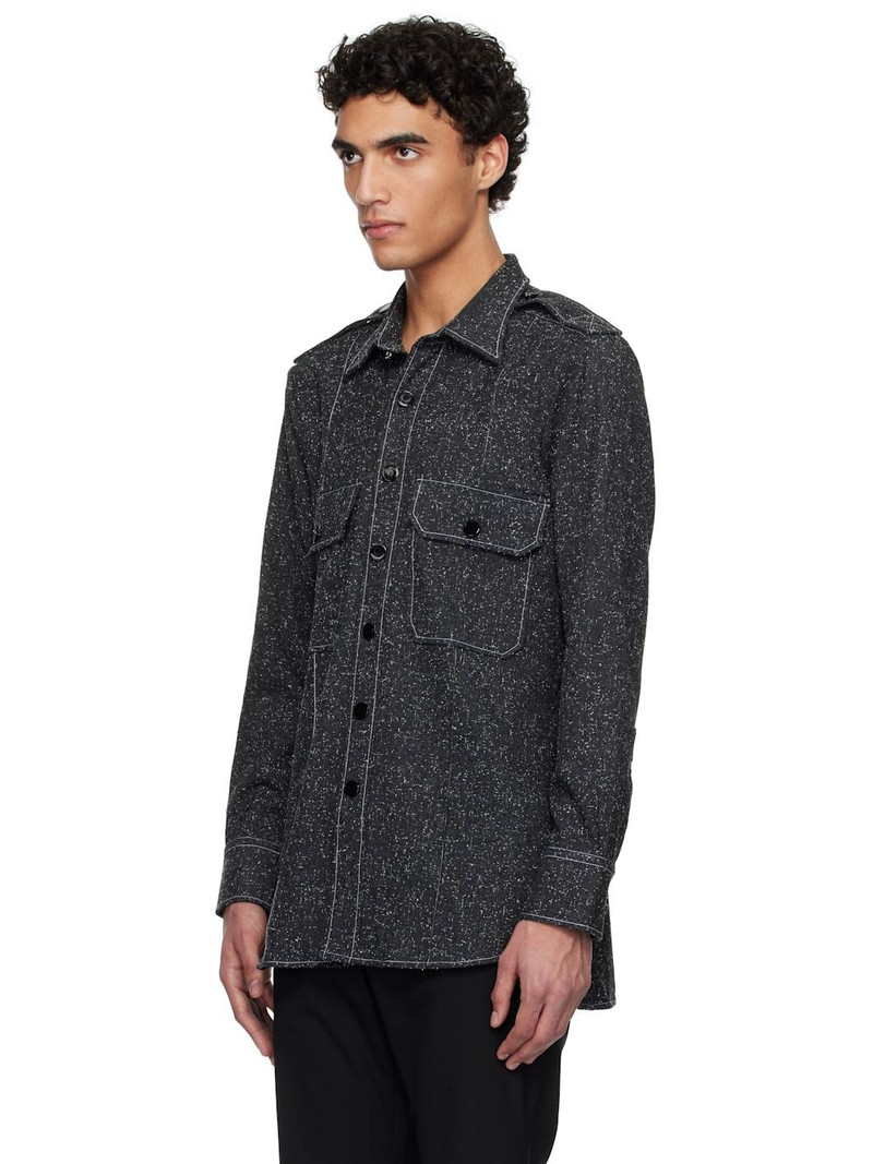 ERNEST W. BAKER Gray Pocket Overshirt outlook