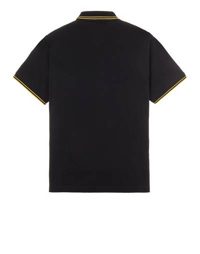 Stone Island 22S18 STRETCH PIQUÉ BLACK outlook