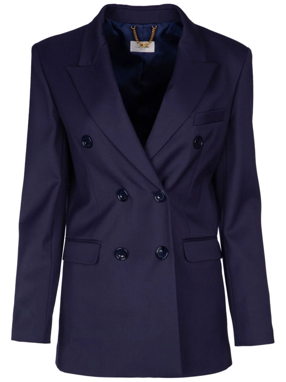 peak-lapels double-breasted blazer - 1