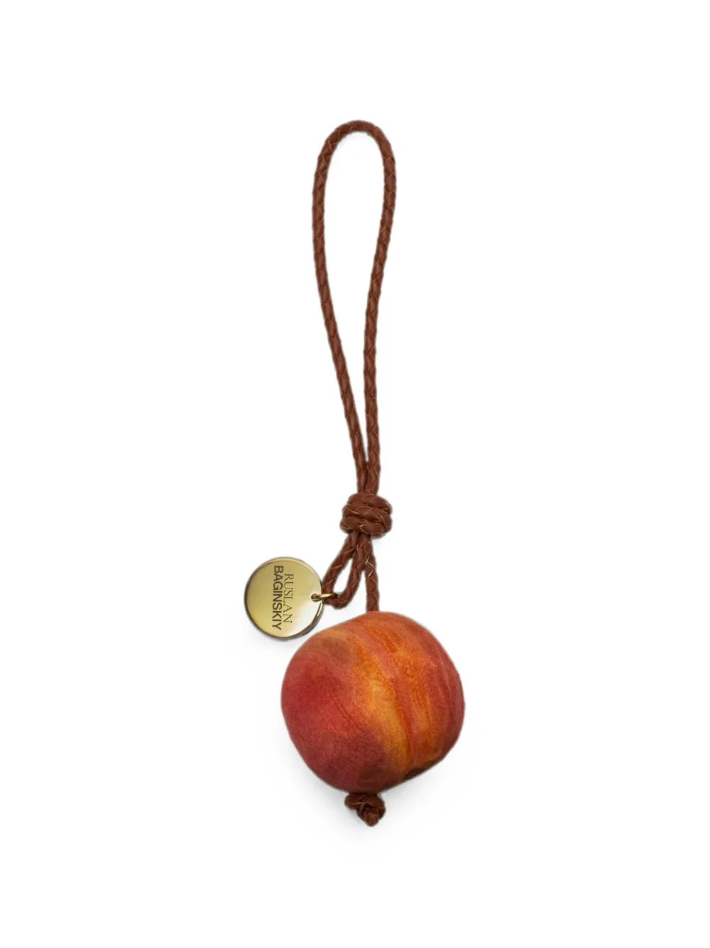 Peach bag charm - 1