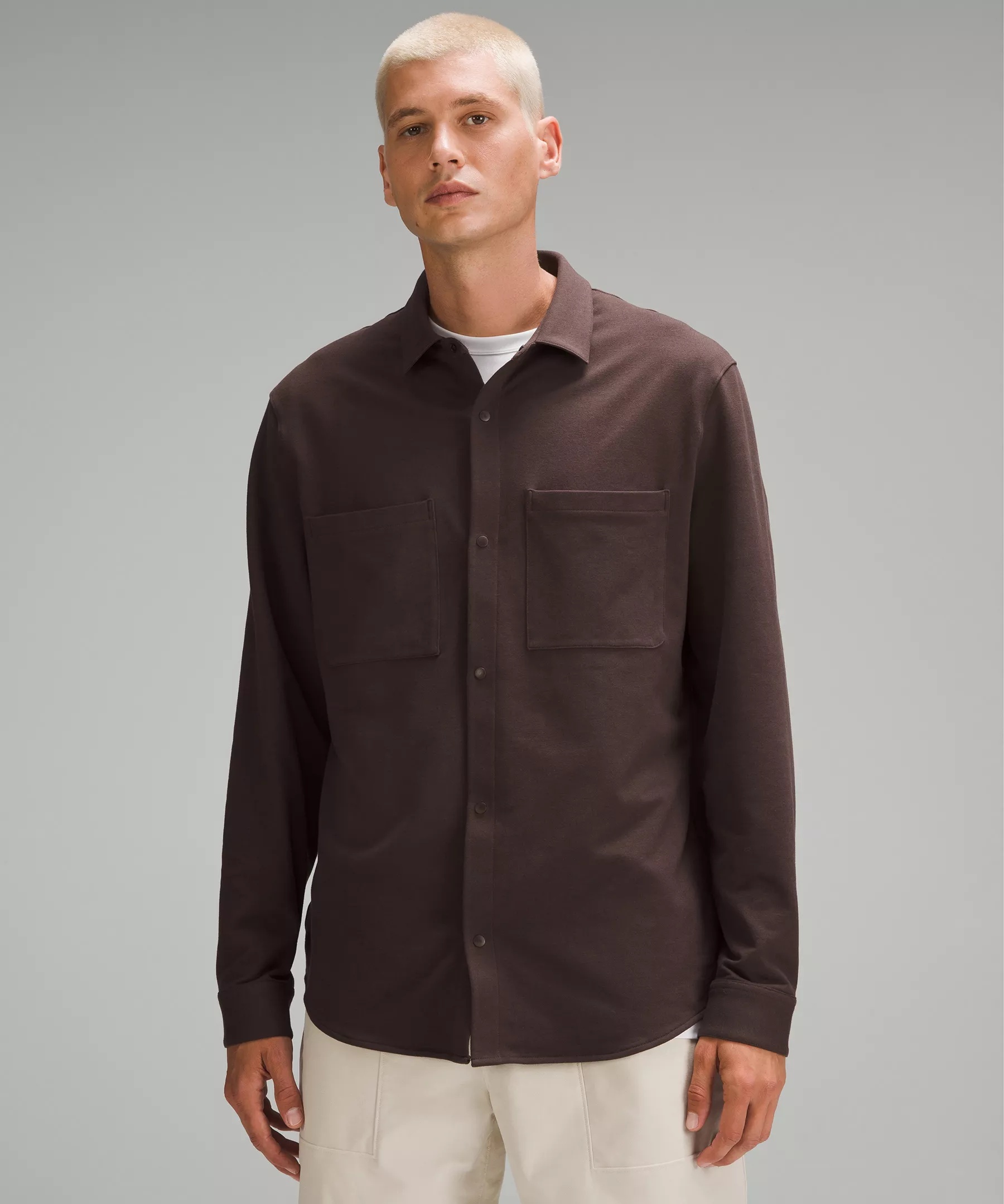 Soft Knit Overshirt *French Terry - 1