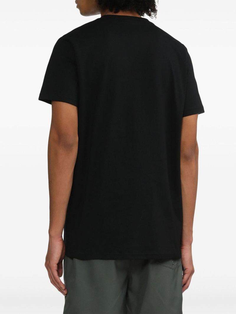 logo-embroidered cotton T-shirt 4