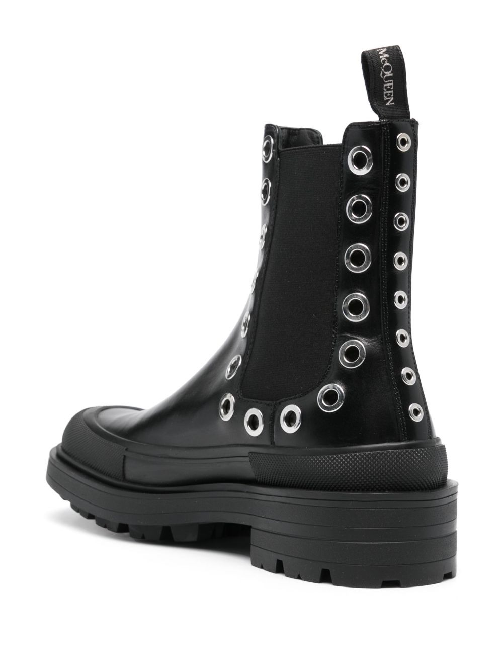 eyelet-detail Chelsea boots - 3