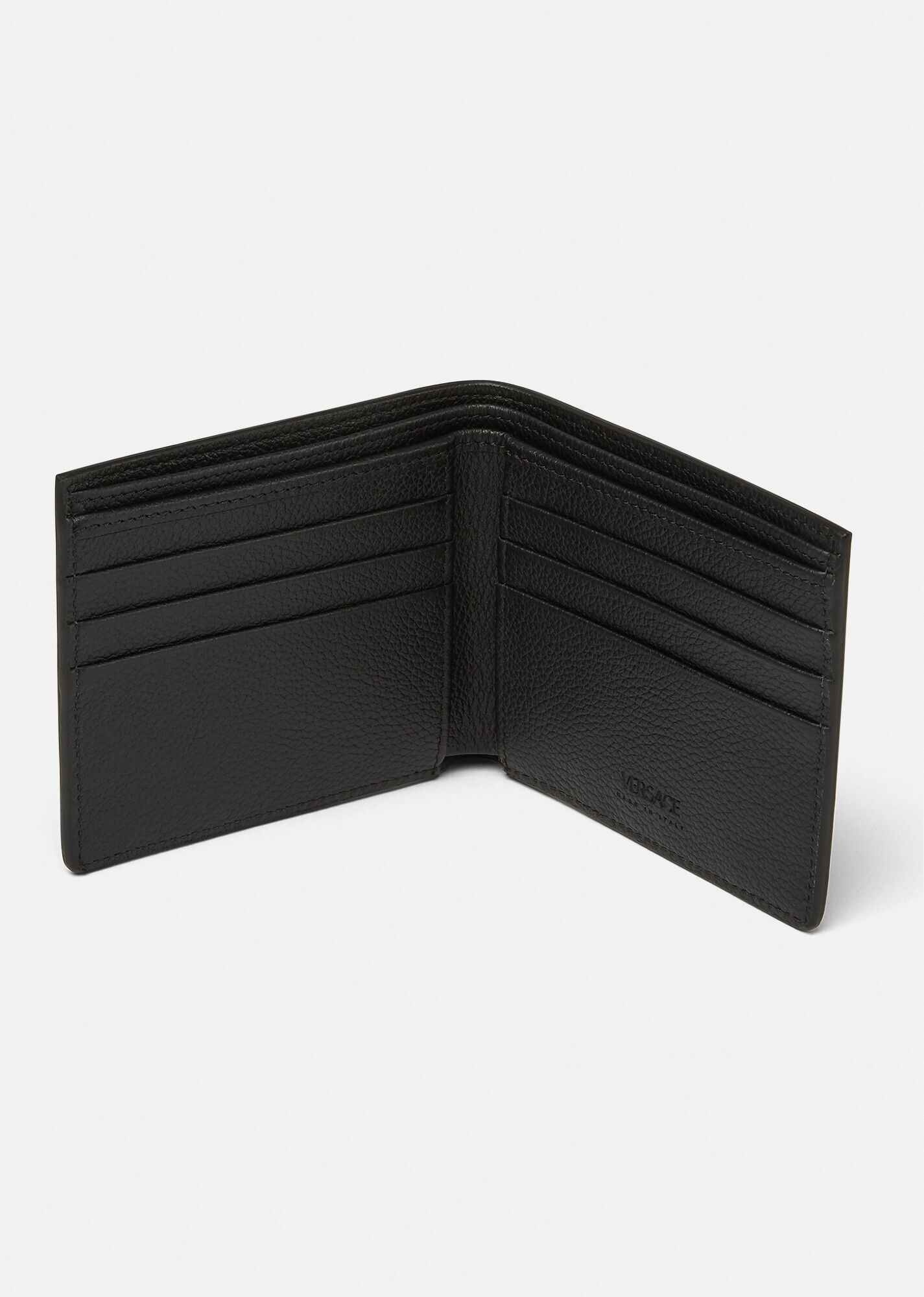 Greca Leather Bifold Wallet - 2