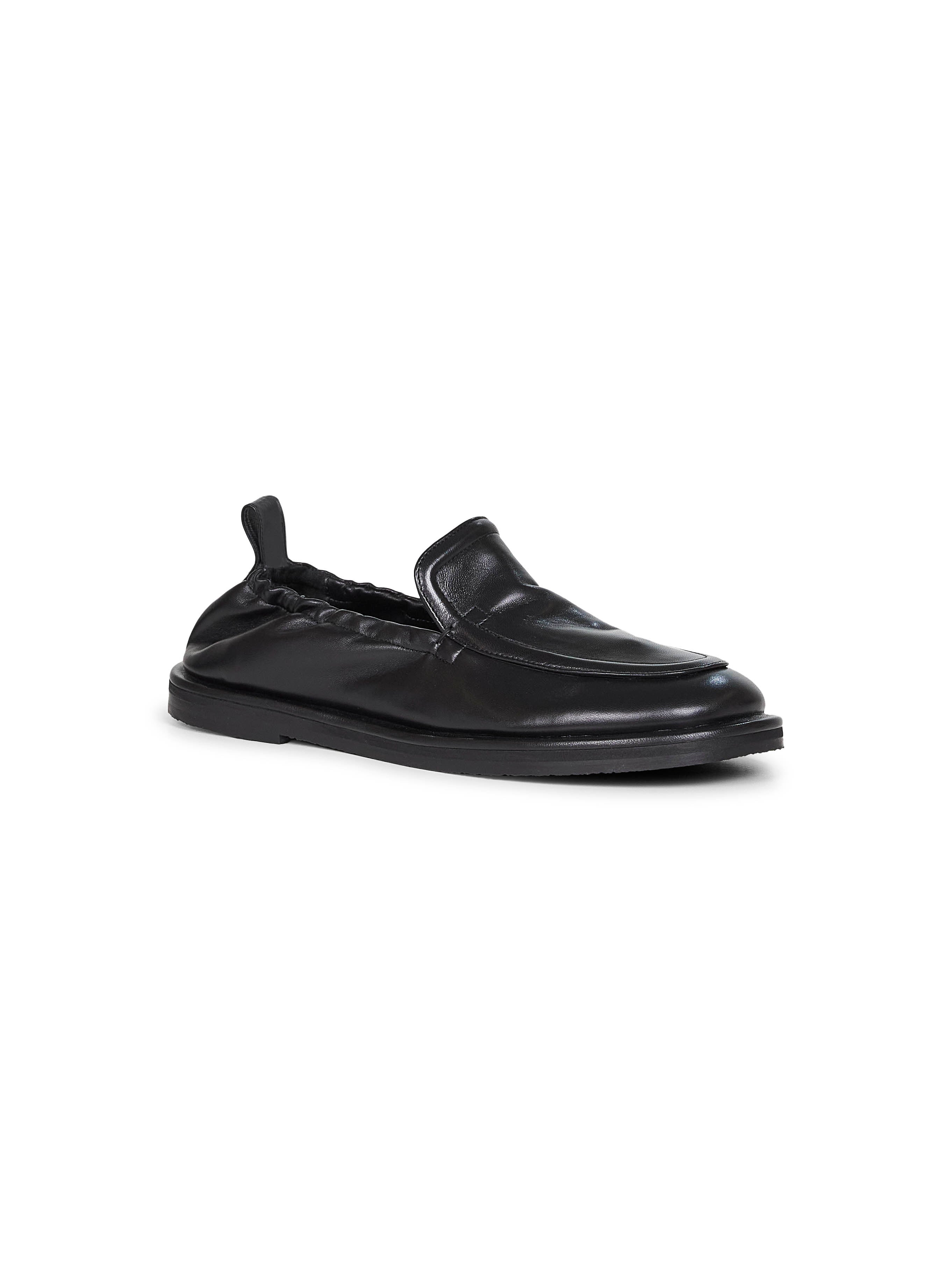 Black nappa leather Donovan loafers - 2