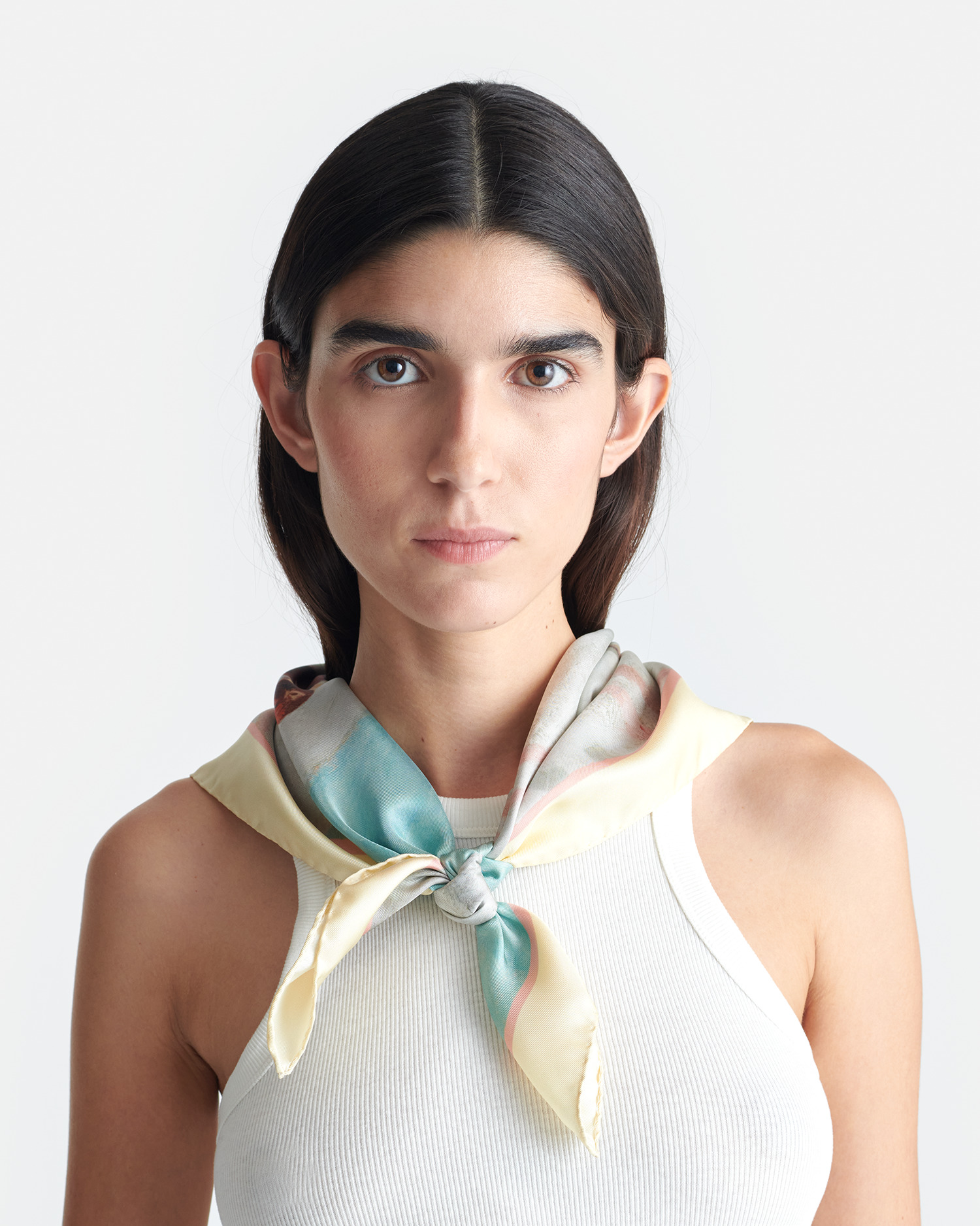 Printed Silk Scarf - 2