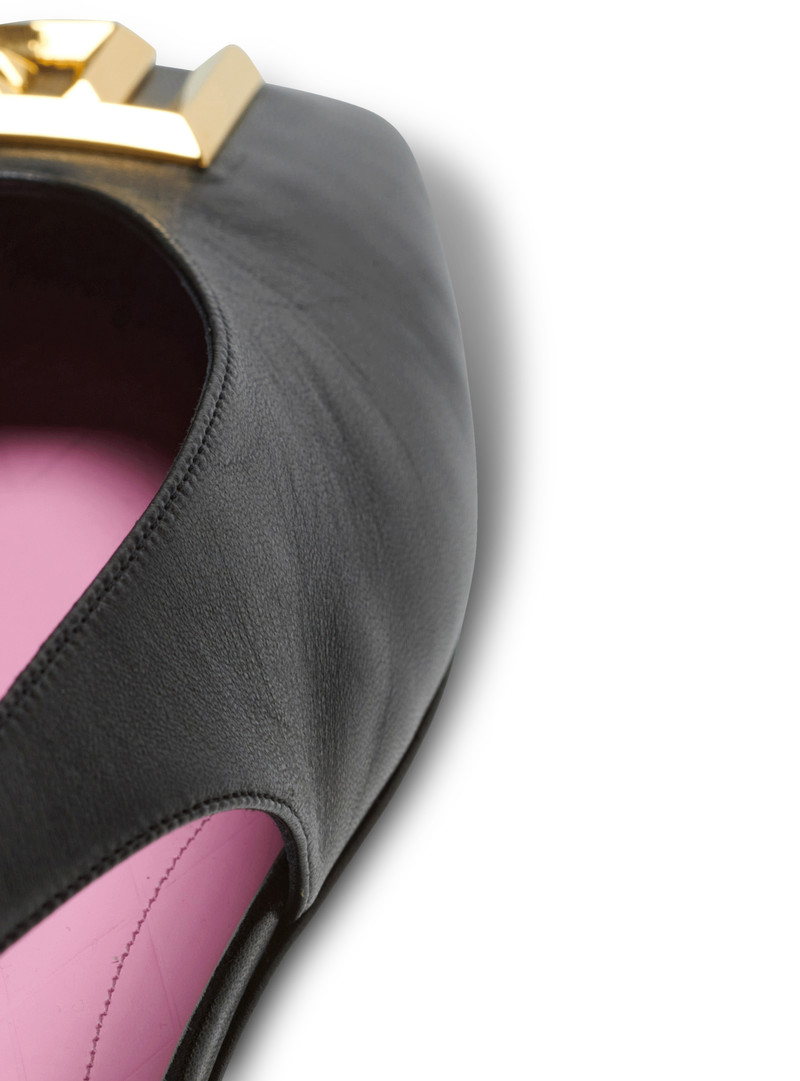 Flat Eden slingbacks in lambskin leather 8