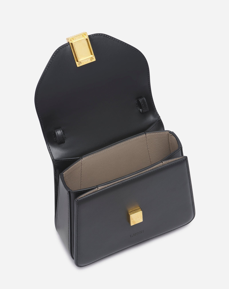 HANDLE를 가진 CONCERTO LEATHER HANDBAG 5