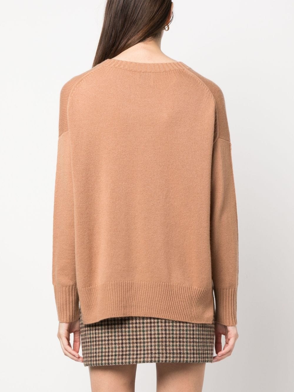 drop-shoulder cashmere jumper - 4