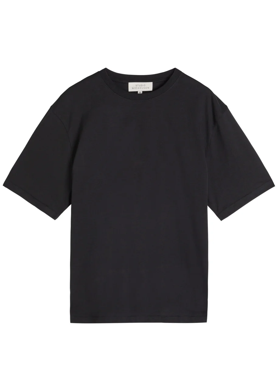 Studio Nicholson Branded Cotton T-shirt - 1