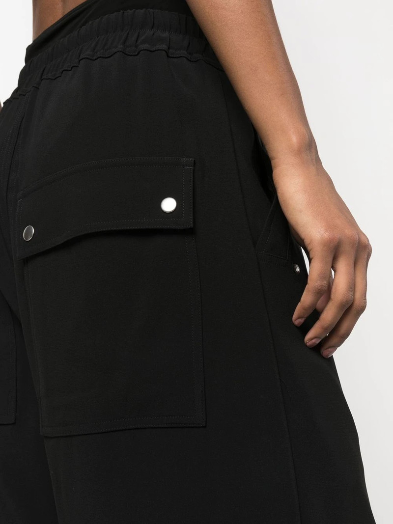 drawstring wide-leg trousers 5