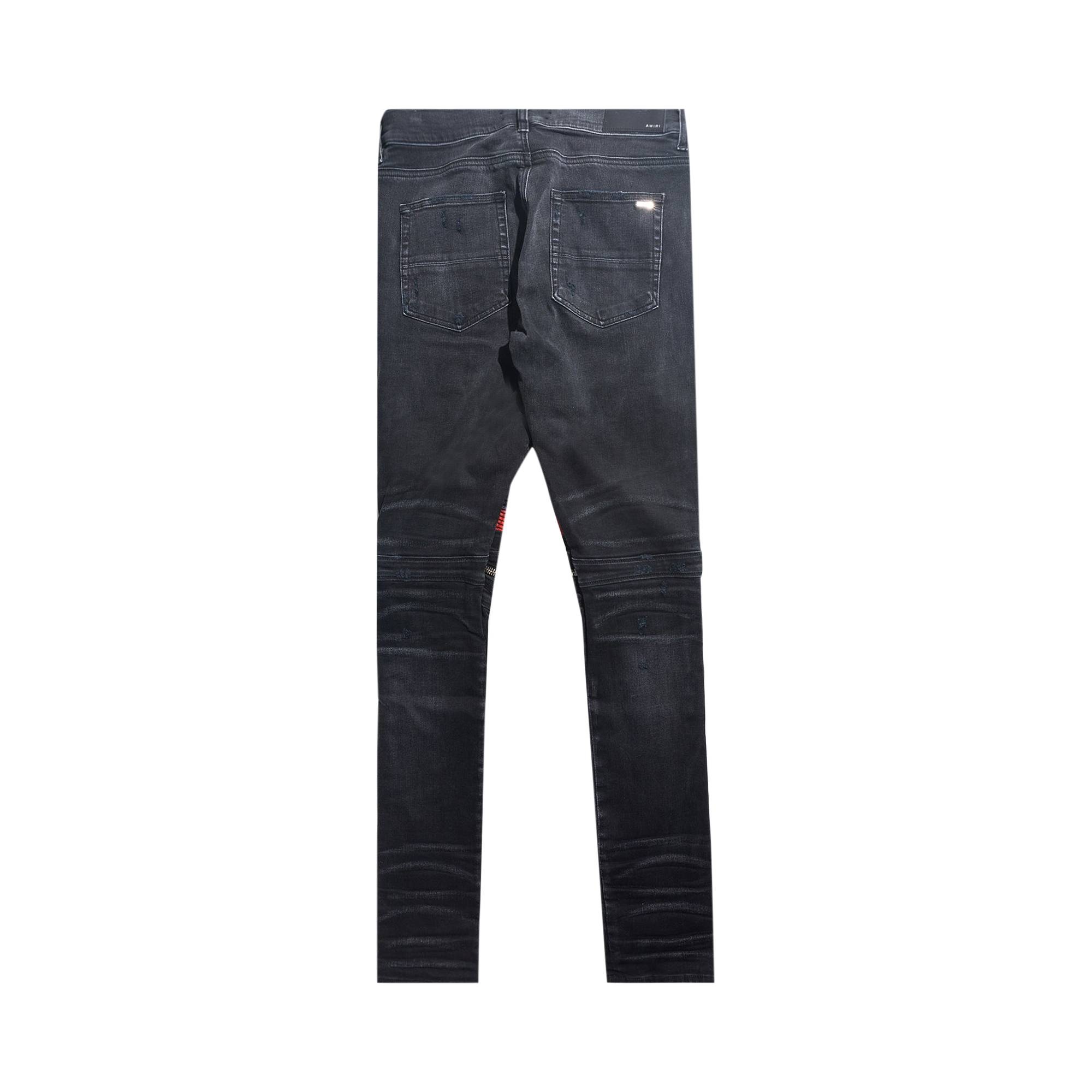 Amiri Plaid MX2 Jean 'Aged Black' - 2