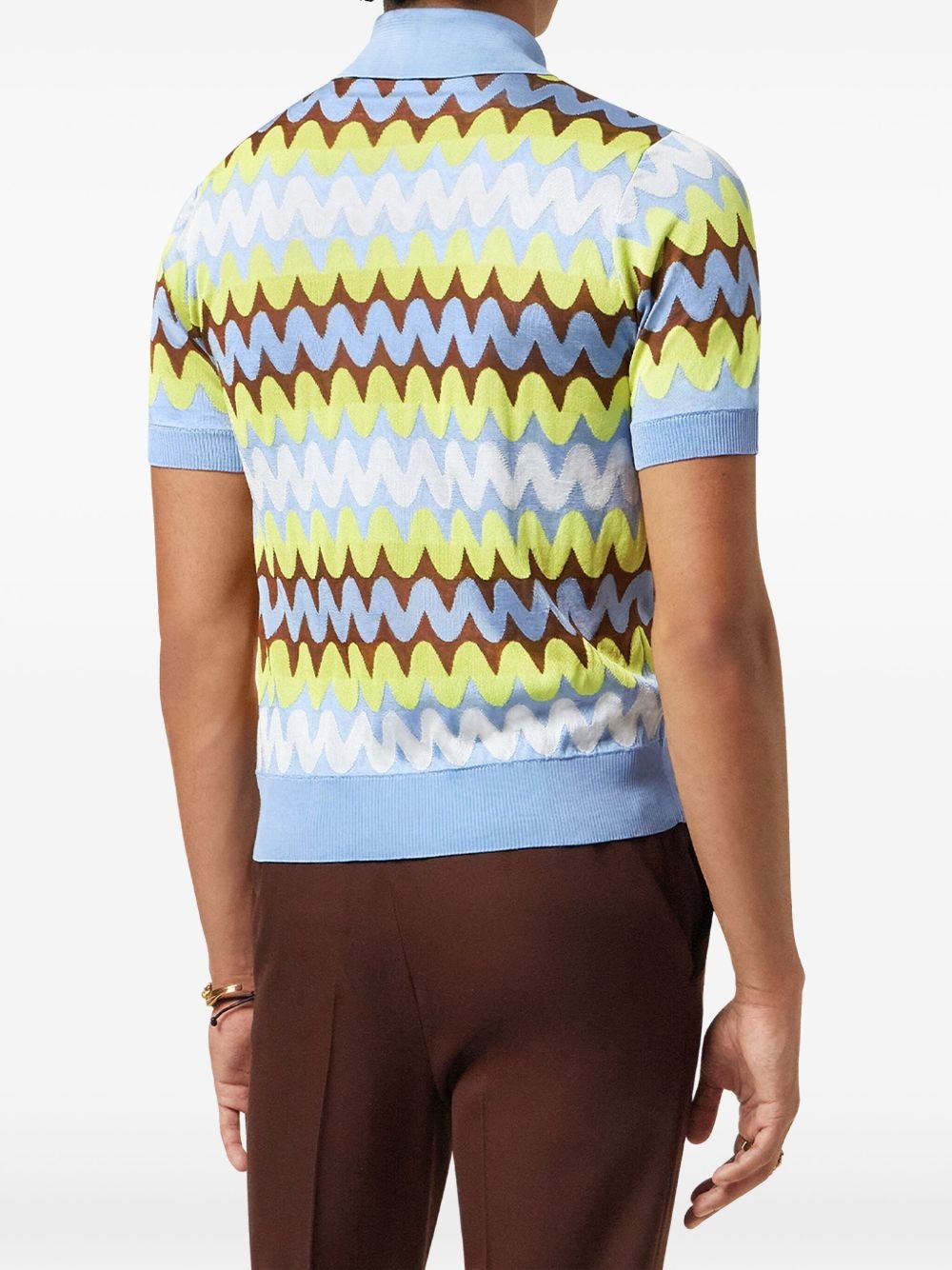 Wave polo shirt - 4