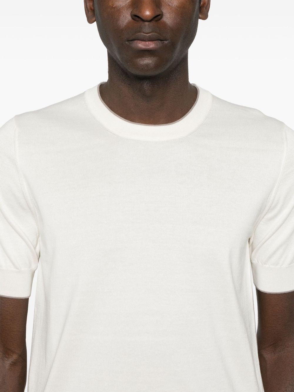fine-knit T-shirt - 4