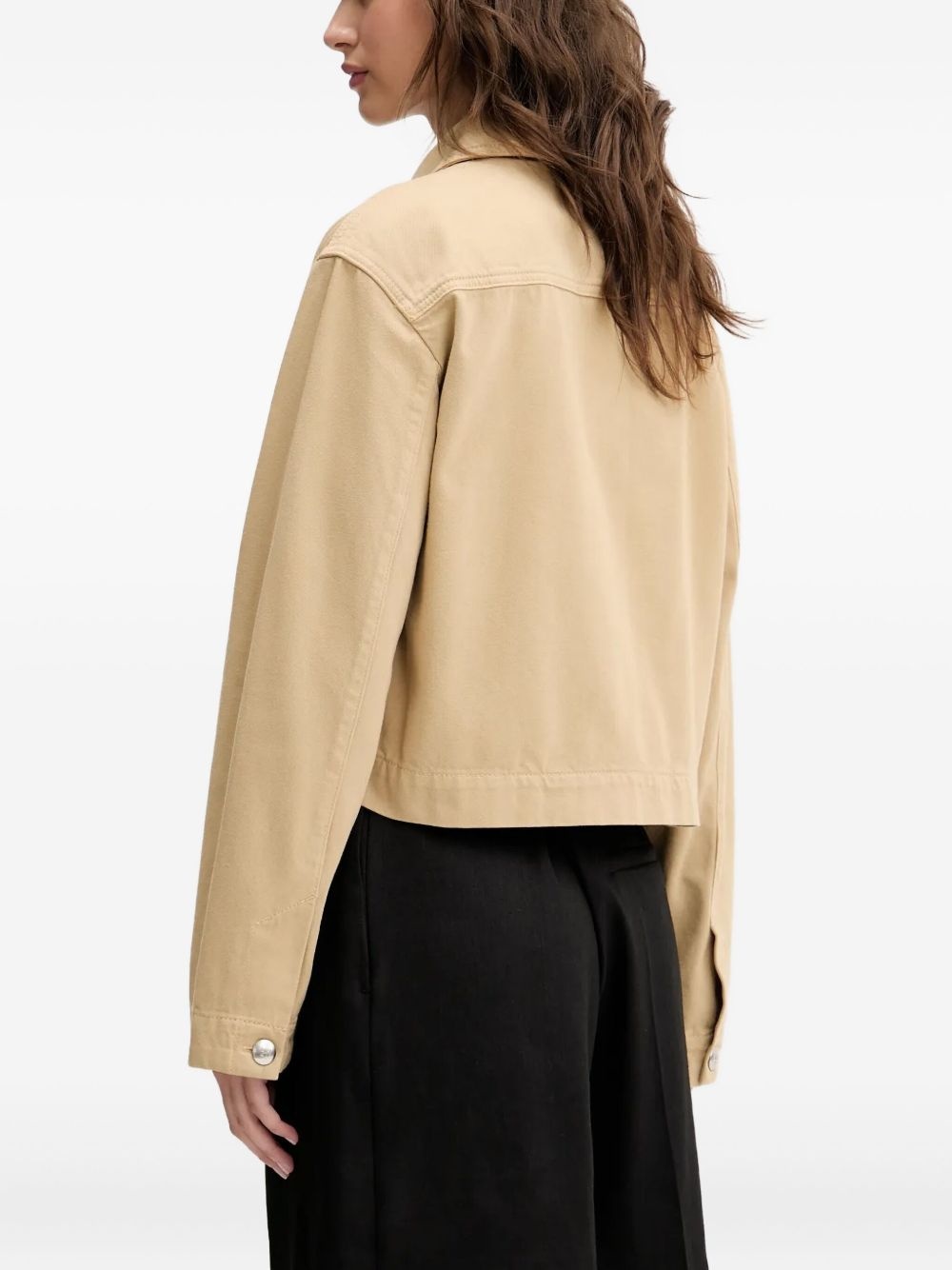 pocketed button denim jacket - 3