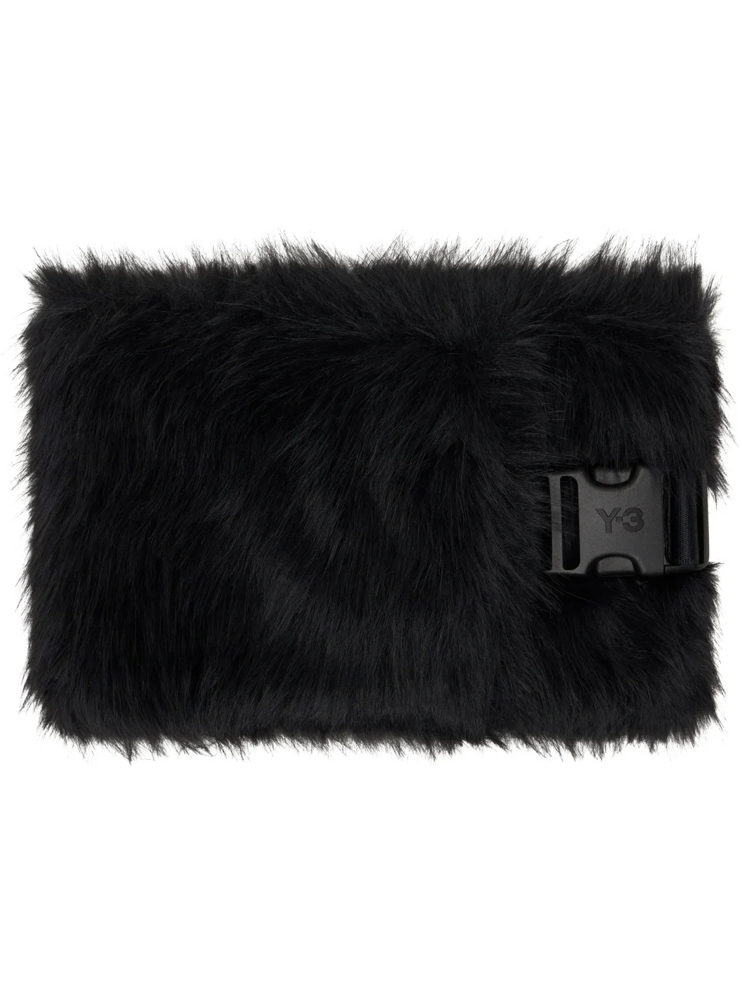 Black Shag-Knit Neck Warmer - 1
