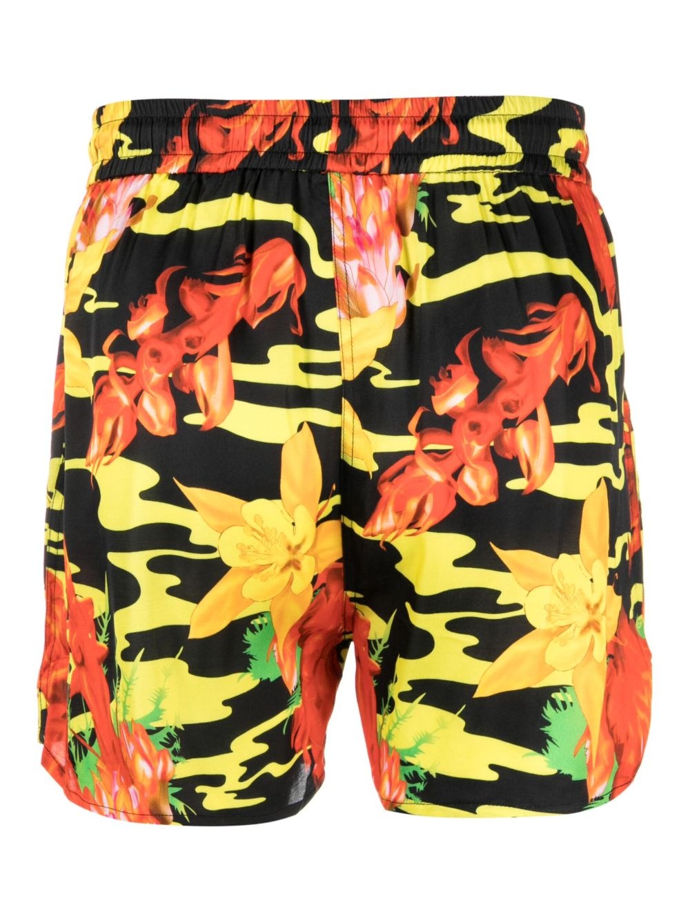 floral-print deck shorts - 2
