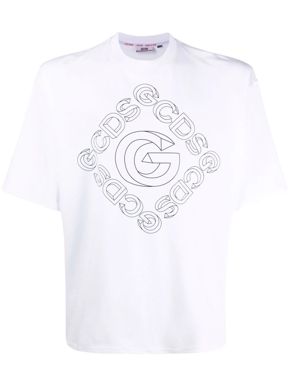 logo-print T-shirt - 1