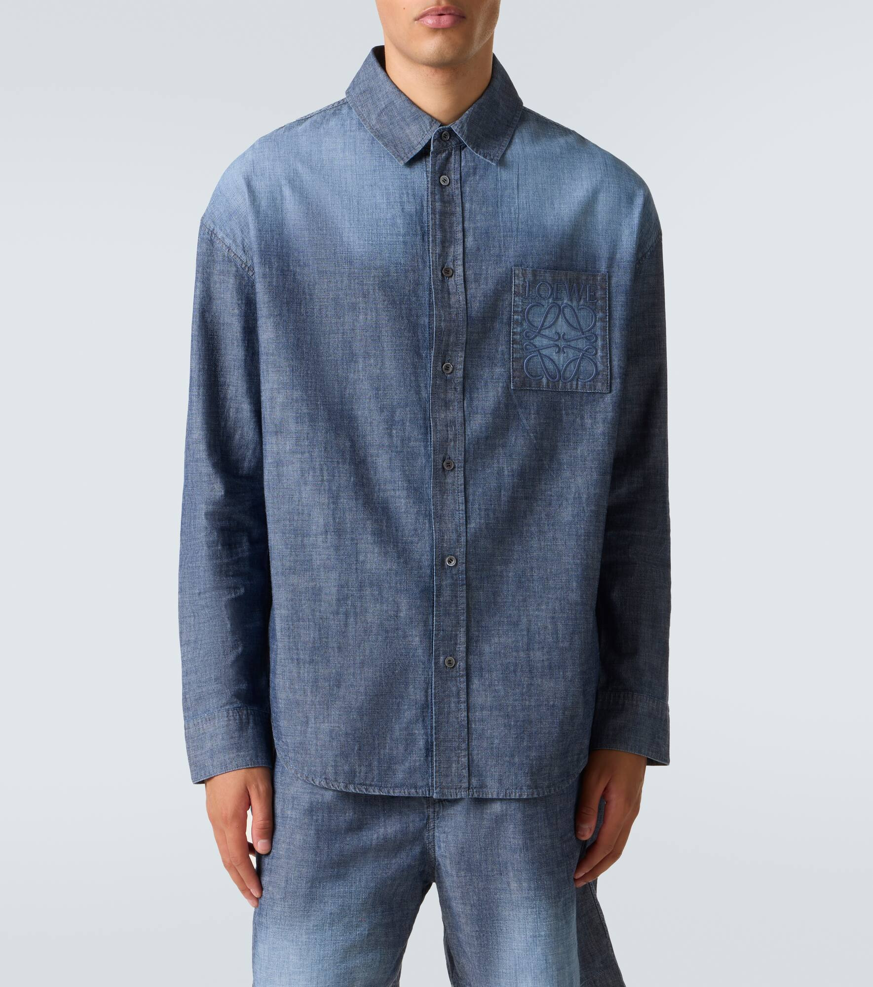 Anagram cotton poplin shirt - 3