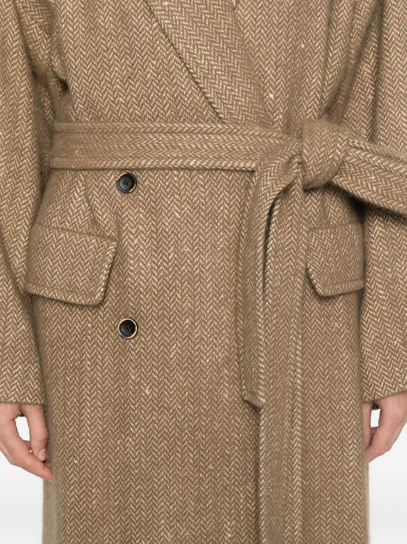 double-breasted belted coat 5