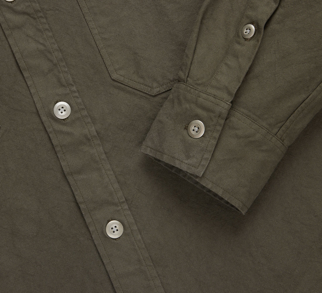 Utility Shirt - Crocodile Canvas - 4