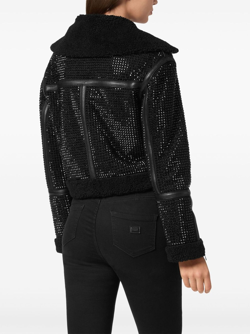 crystal shearling jacket 4