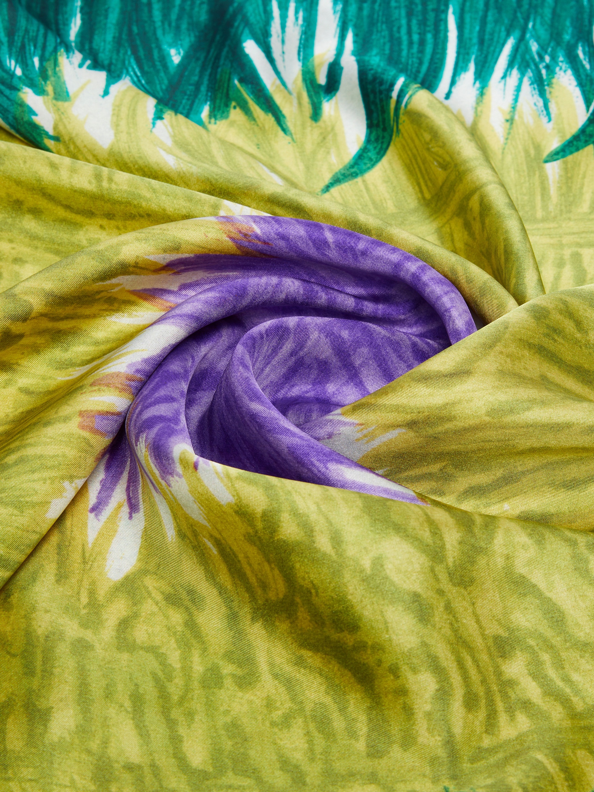 ONESTO3 Printed silk twill foulard - 3