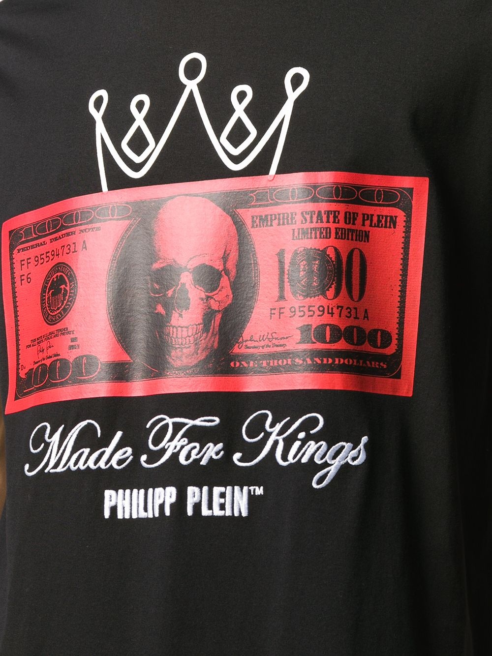 money print T-shirt - 5