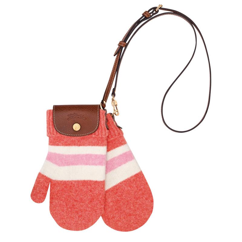 Le Pliage Collection Mittens bag Coral/Pink - Canvas 1