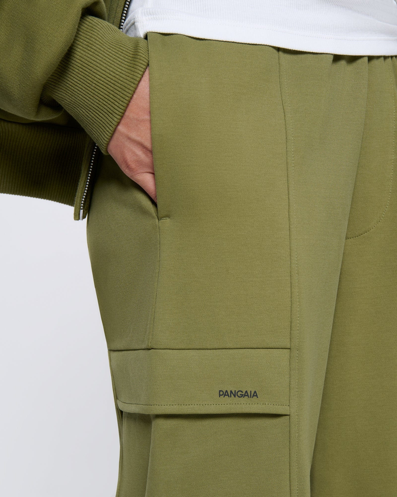 Womens DNA Double Jersey Cargo Trousers - Highland Green - 4