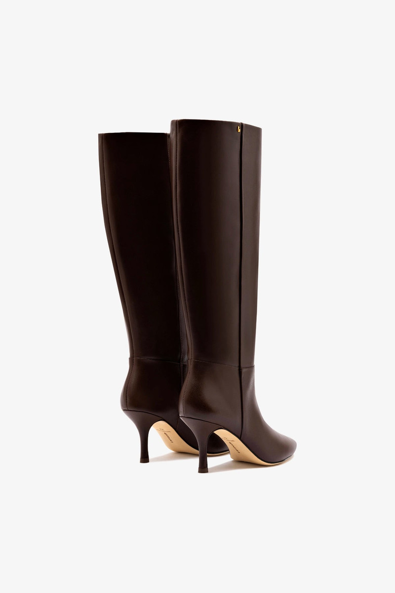 Kate Mid Boot In Brown Leather 7