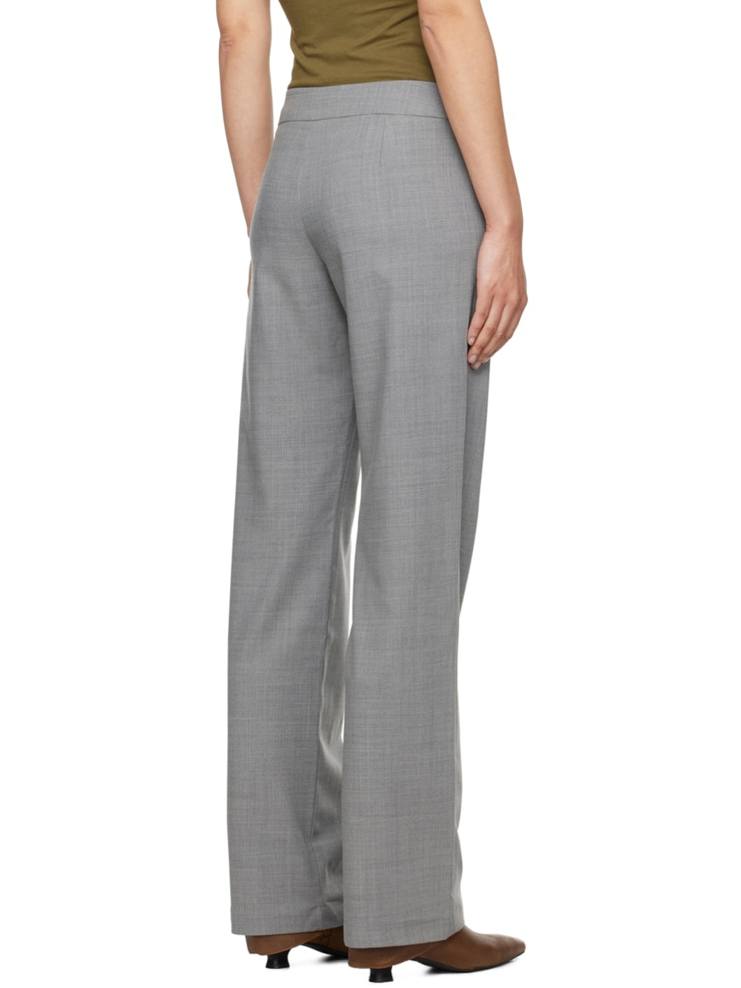 Gray Baozi Trousers - 3