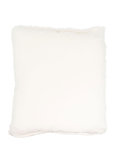 Prada faux-fur cashmere wool pillow outlook