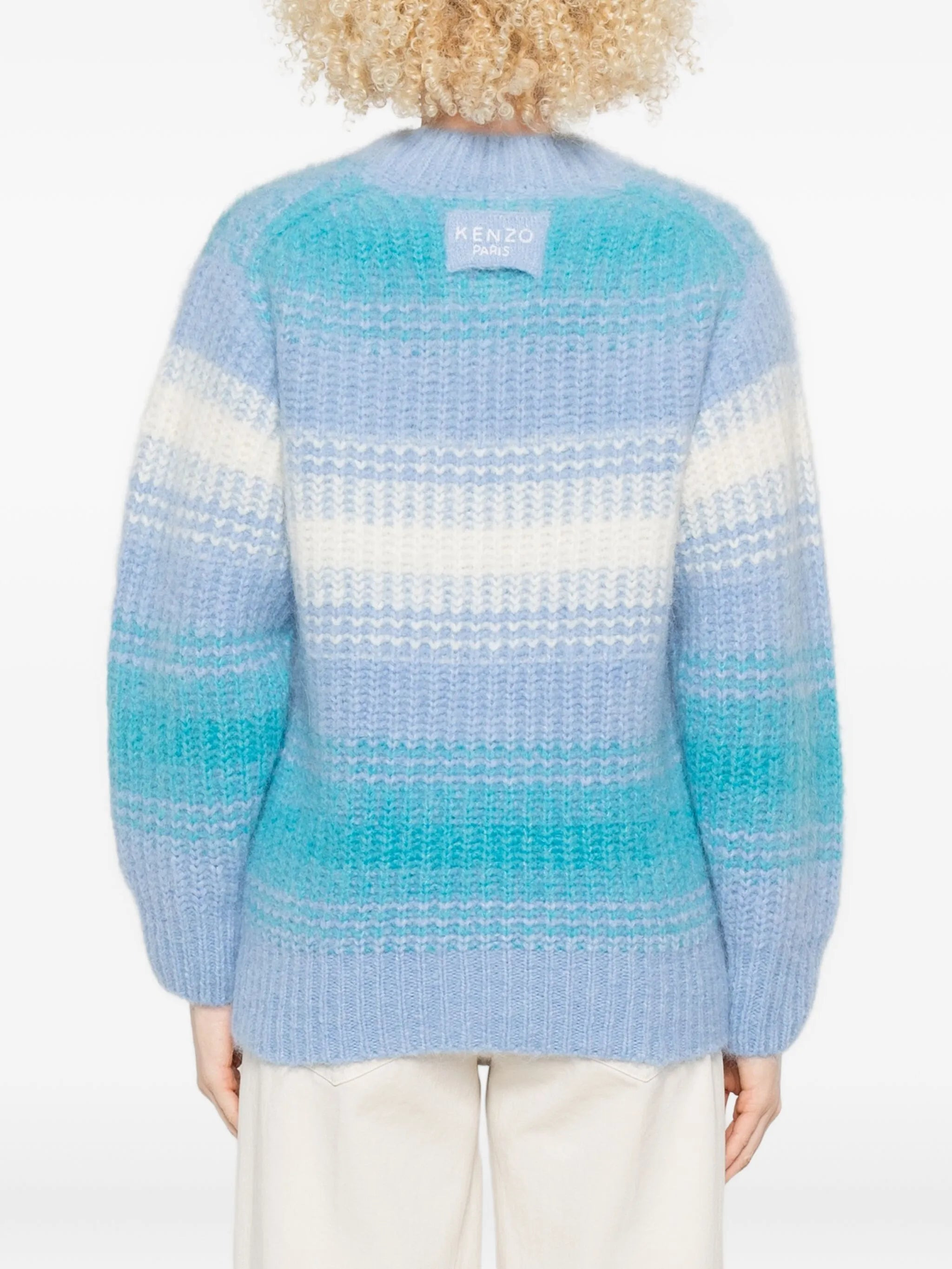Kenzo Striped Crew-neck Sweater - 5