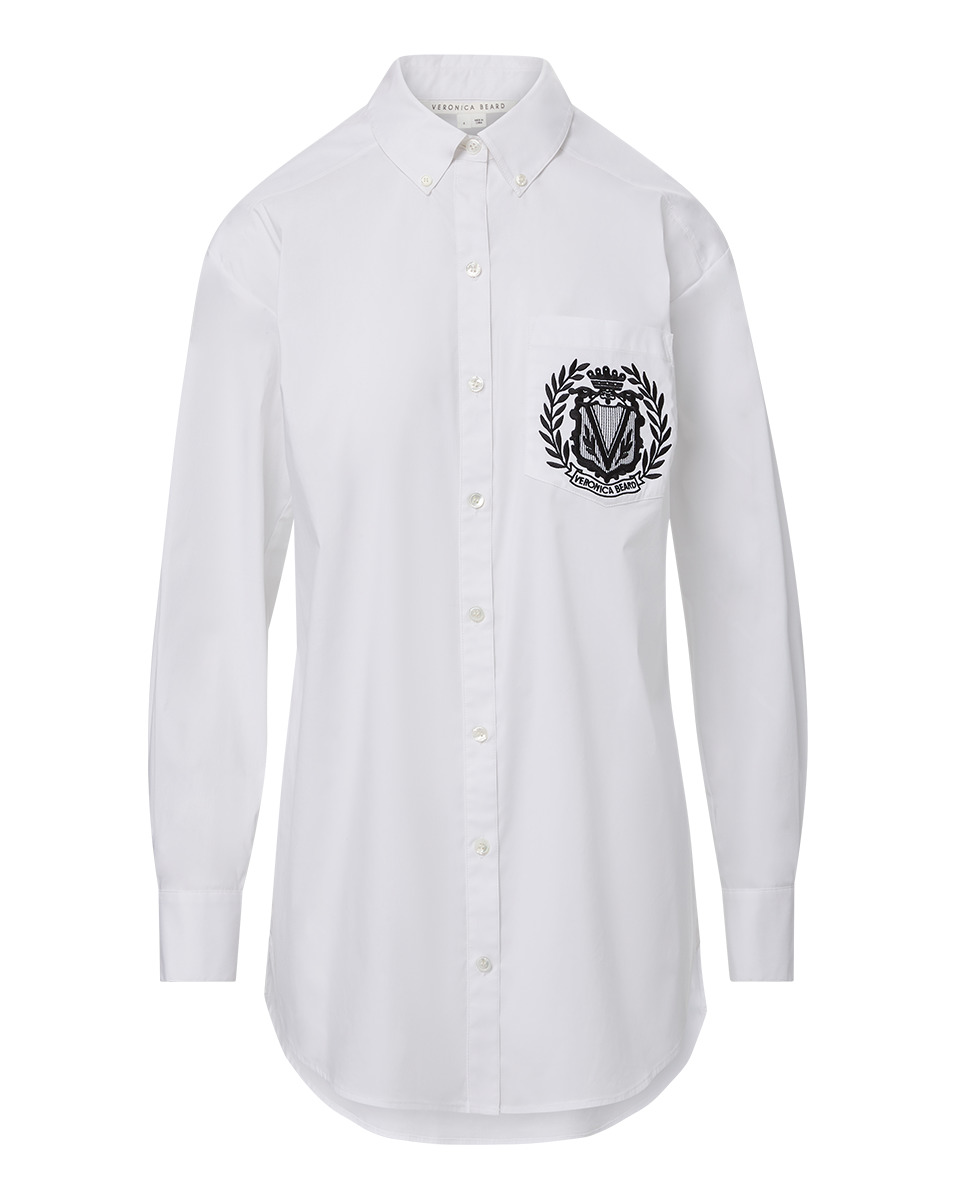 LLOYD BUTTON-DOWN TOP | LOGO CREST - 1