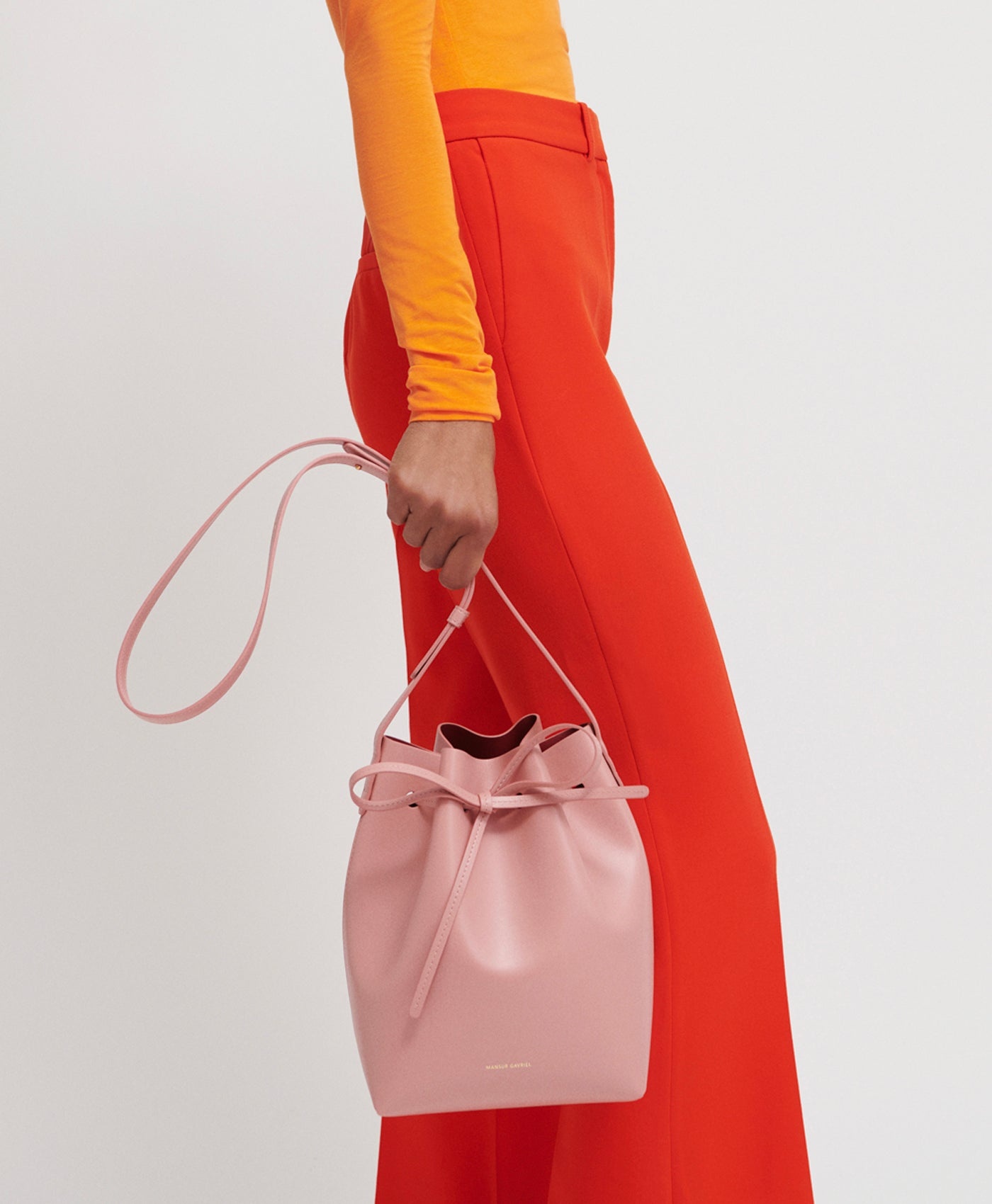 VEGAN APPLE BUCKET BAG - 3
