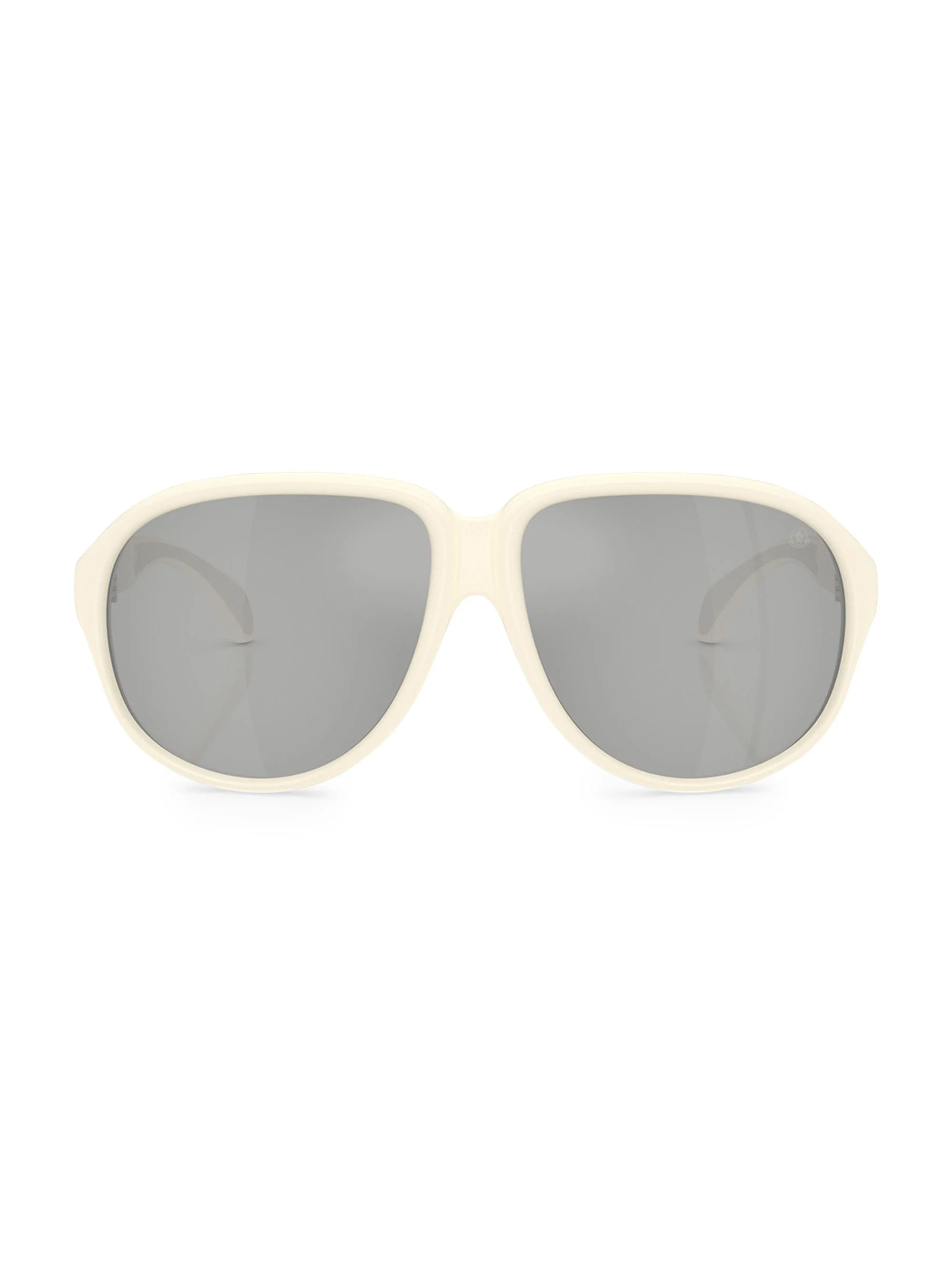 Men's Satellite 60MM Round Sunglasses - Ivory - 1