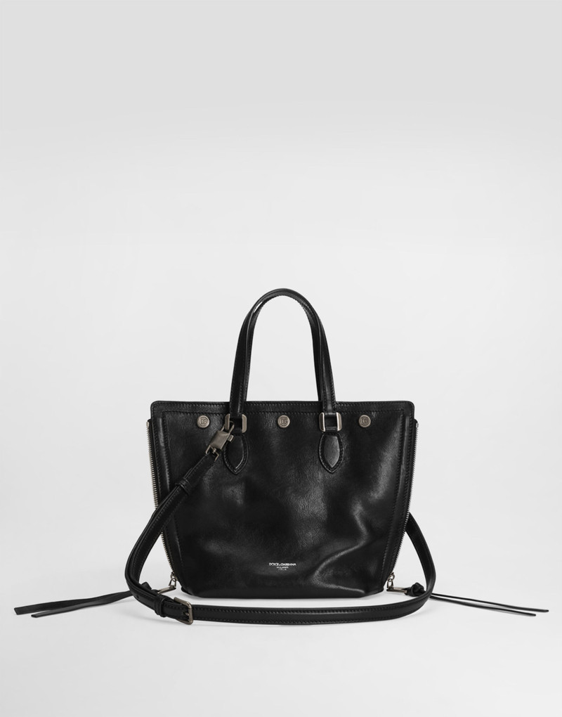 Dolce & Gabbana Atene tempesta calfskin shopping bag outlook