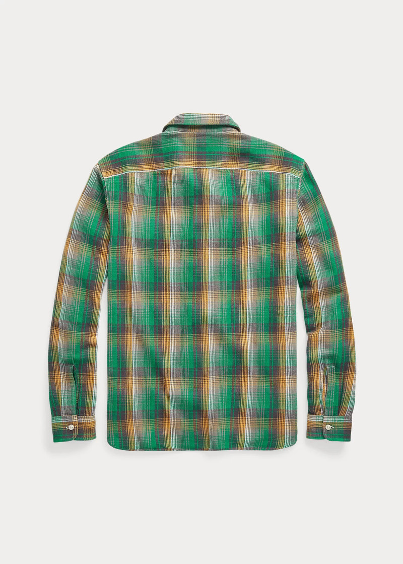 RRL by Ralph Lauren Plaid Twill Workshirt outlook