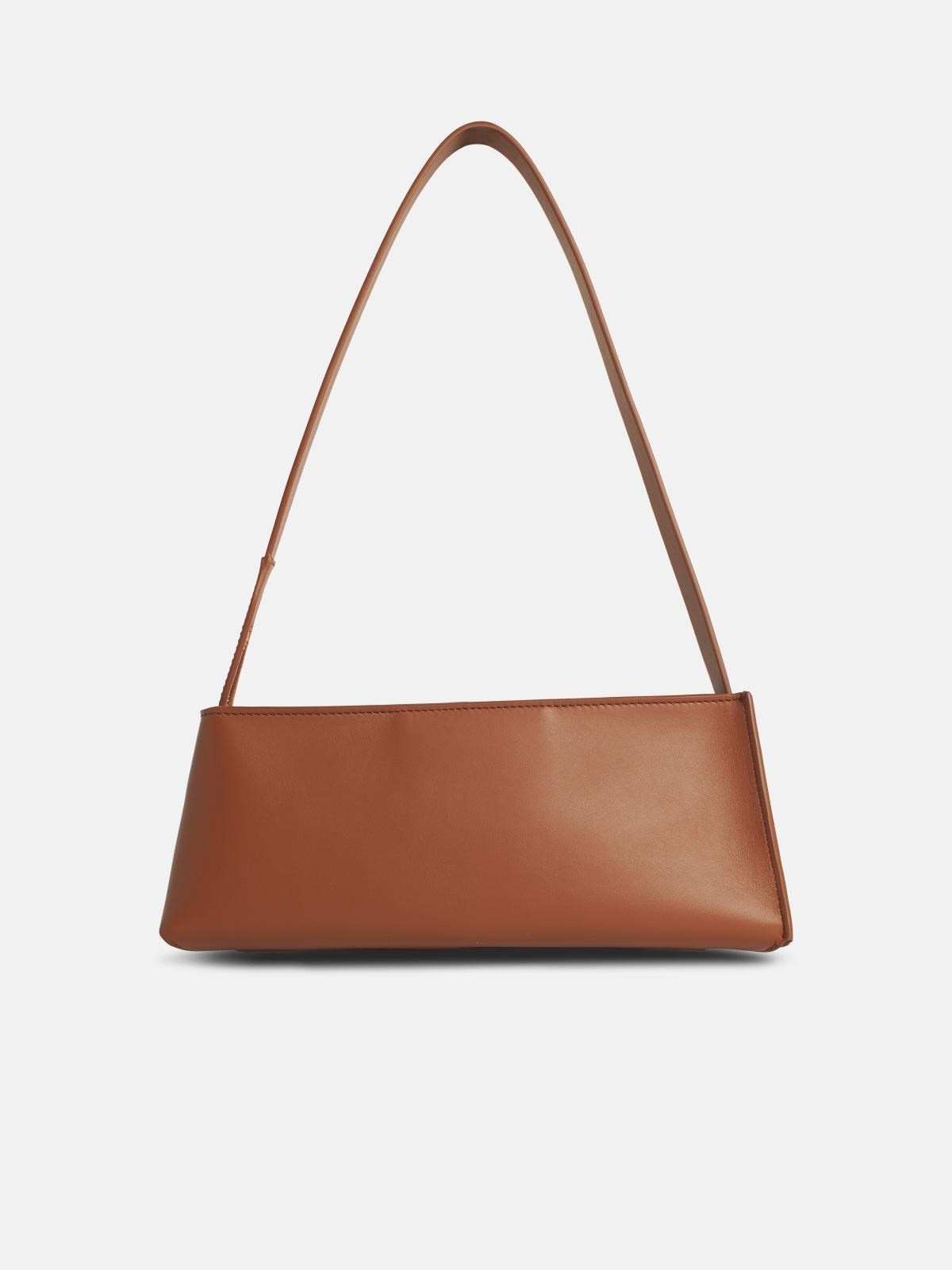 MUSEO BAGUETTE BAG IN BROWN LEATHER - 3