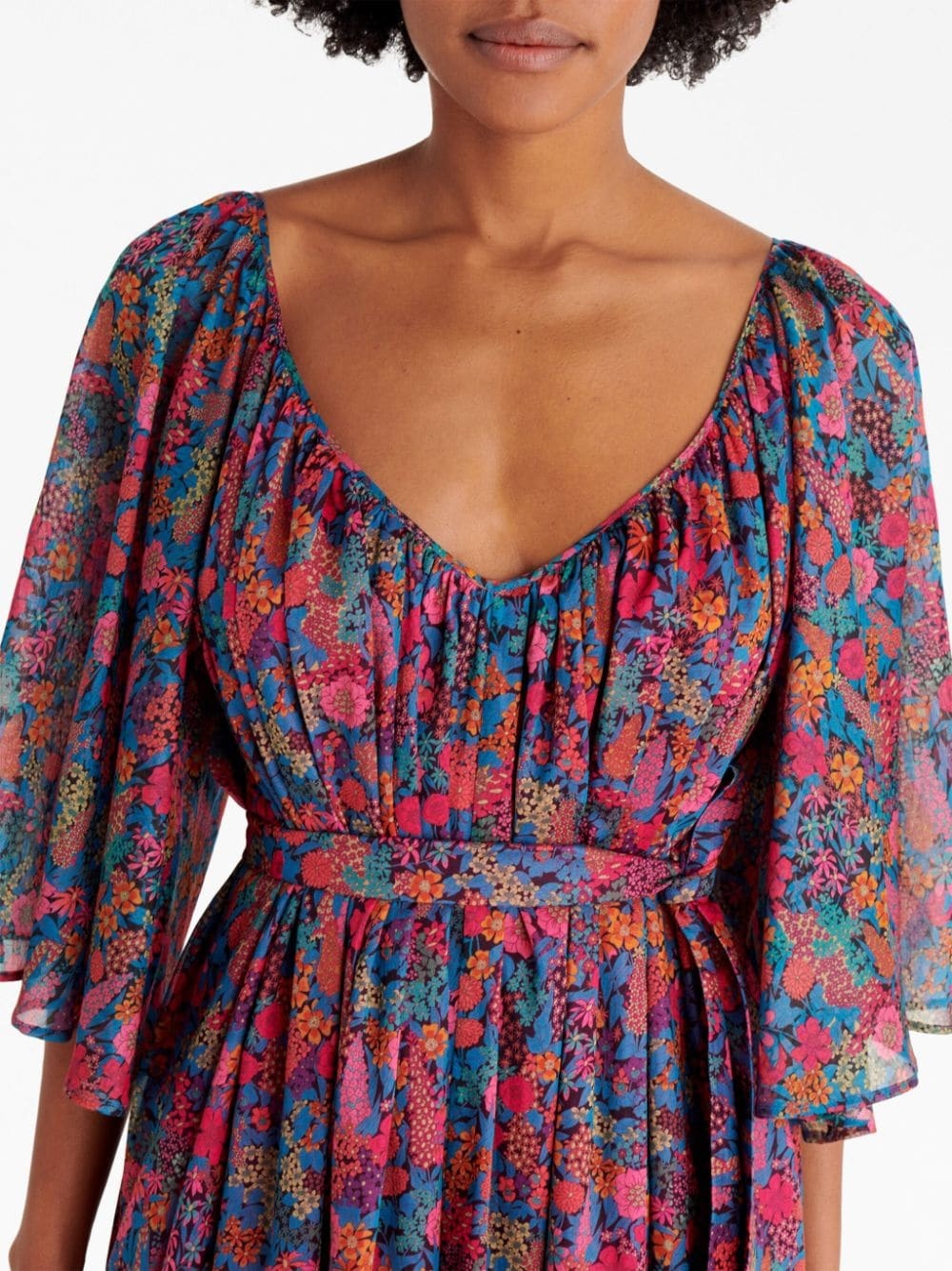 Daisy floral-print maxi dress - 4