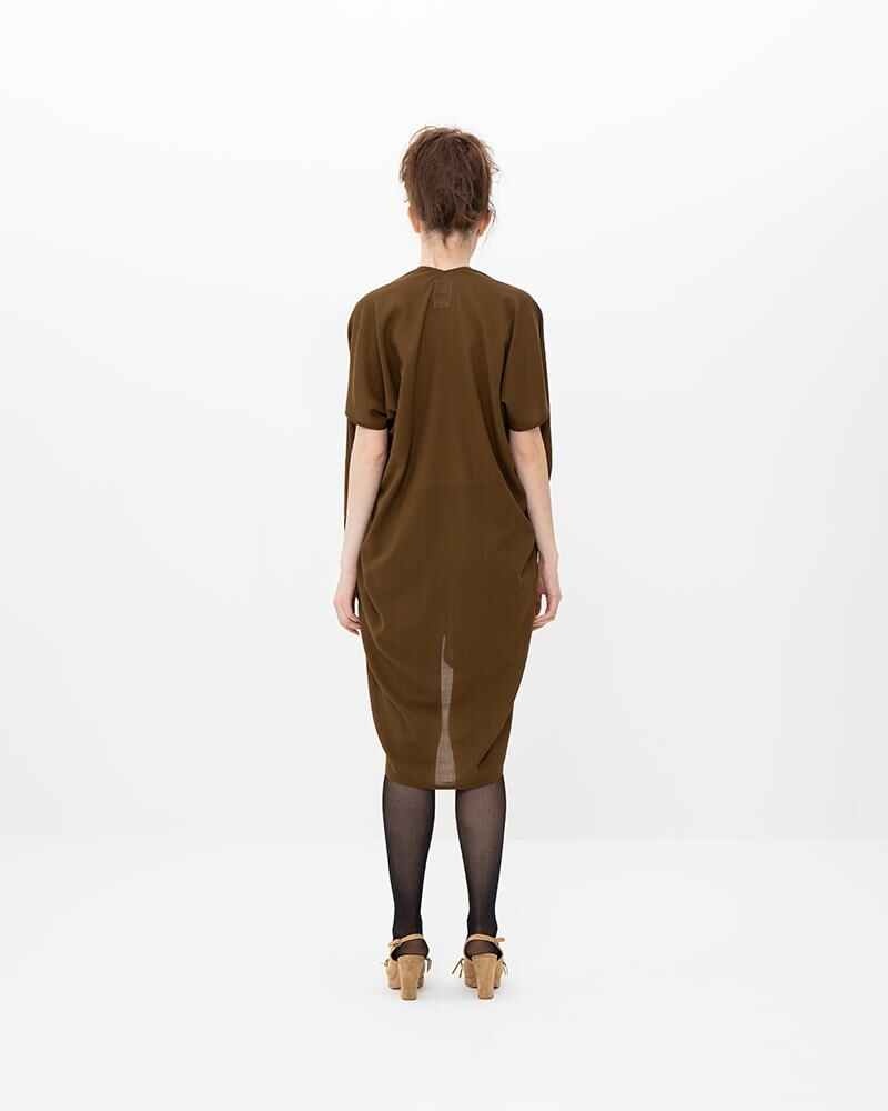 RUANA DRESS OLIVE - 4