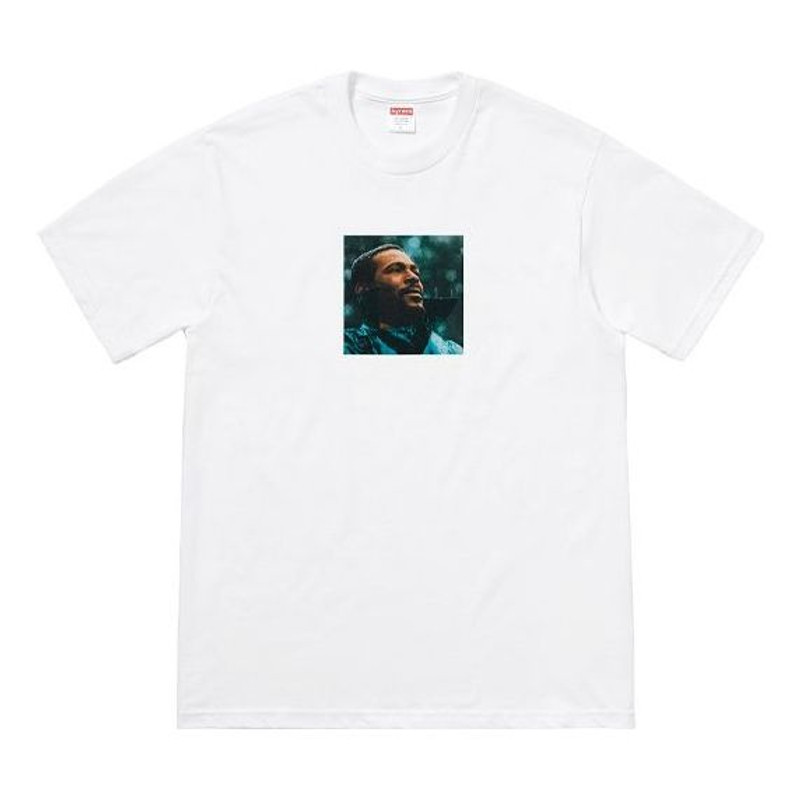Supreme FW18 Marvin Gaye Tee White Character Printing Short Sleeve Unisex SUP-FW18-1195 - 1
