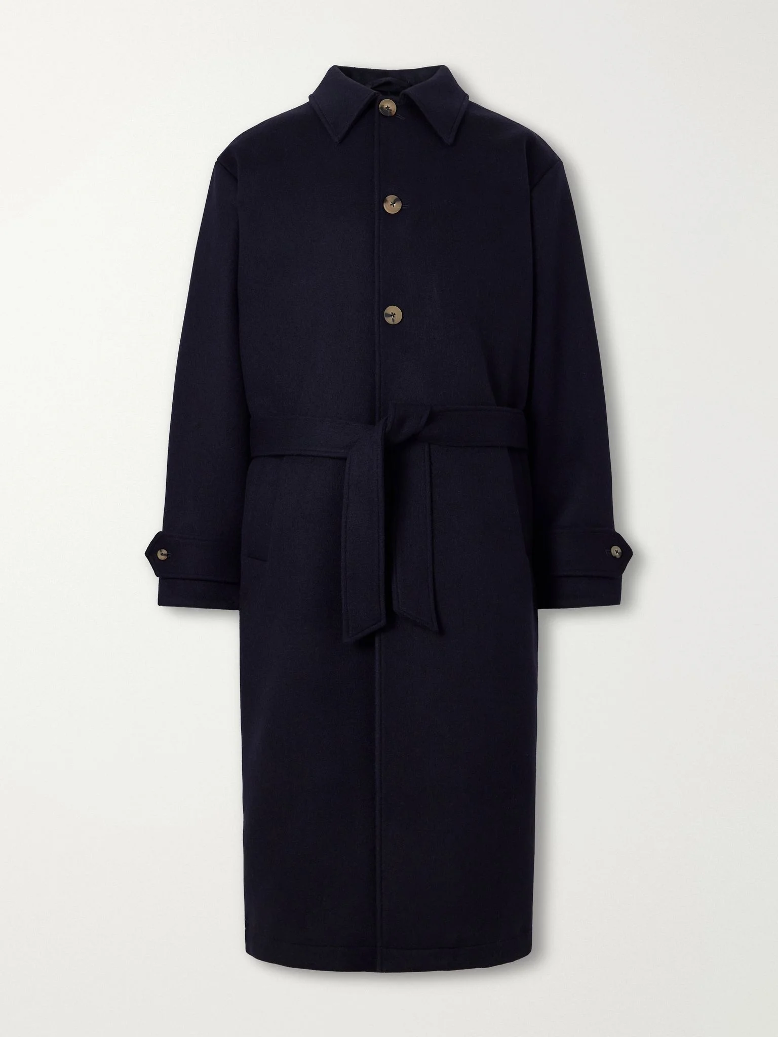Wool Coat Navy - 1